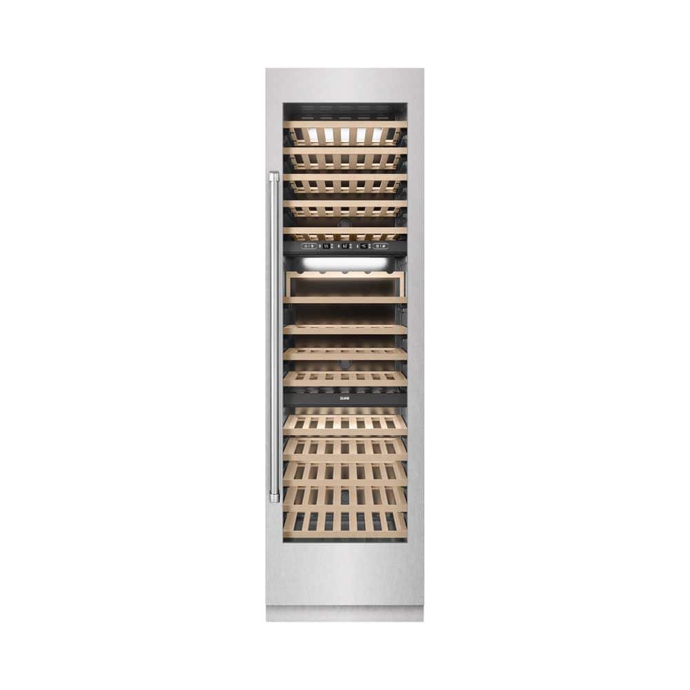 24 in. 12.4 cu. ft. Triple Zone 100 Bottle Column Wine Cooler in Satin Stainless Steel price history on PriceWatchPro