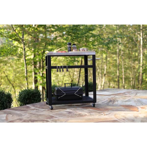 Nuuk Pro 42 Outdoor Kitchen Island and BBQ Serving Cart