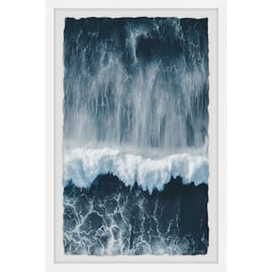 "Waves Roll" by Marmont Hill Framed Nature Art Print 45 in. x 30 in.