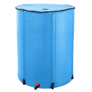 100 gal. Blue PVC Rainwater Barrel