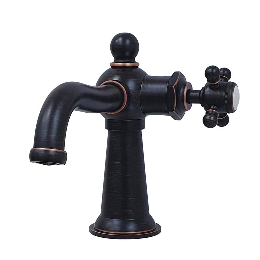 Kingston Brass Nautical SingleHandle Single Hole Bathroom Faucet in