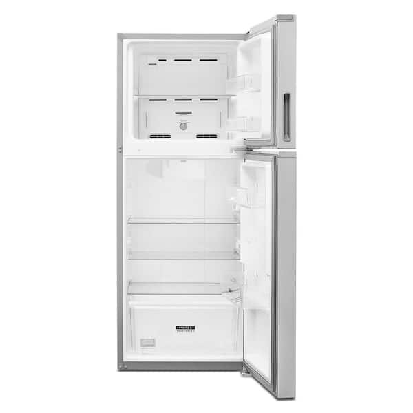 Whirlpool Top Mount Fridge (WRT112CZJZ) - Fingerprint-Resistant Stainless Finish Whirlpool Top Mount Fridge (WRT112CZJZ) - Fingerprint-Resistant Stainless Finish
