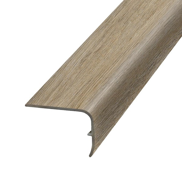 Edwards 1.32 in. Thick x 1.88 in. Wide x 78.7 in. Length Vinyl Stair Nose Molding