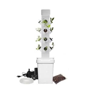 16-Plant Vertical Hydroponic Garden Tower System
