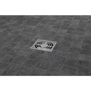 Sterlina Asphalt 11.69 in. x 11.69 in. Squares Matte Porcelain Mosaic Tile (0.949 sq. ft./Each)