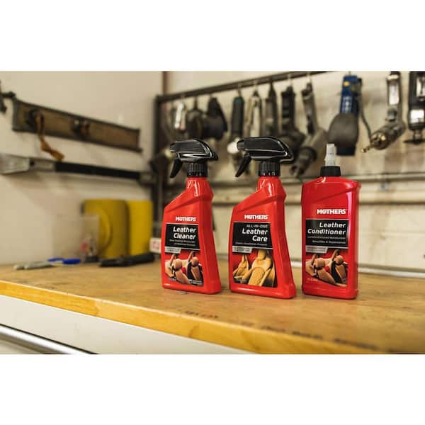 MOTHERS 12 oz. Leather Cleaner Spray 06412 - The Home Depot