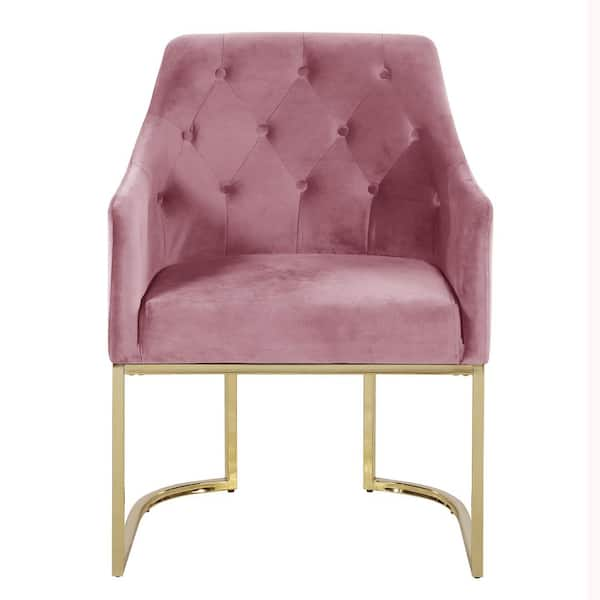 Pink best sale glam chair