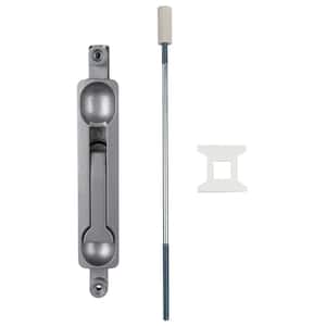 10 in. Aluminum Mortise Flush Bolt with 7/8 in. Rod Extension