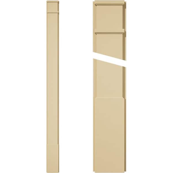 Ekena Millwork 2 in. D x 7 in. W x 96 in. L Primed Polyurethane Pilaster 1- Pack