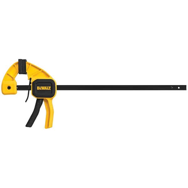 DEWALT 12 in. 100 lbs. Trigger Clamp with 2.43 in. Throat Depth