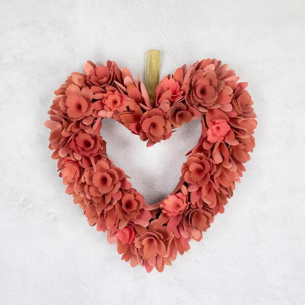 Celebrate Spring and Make a Heart Wreath - A Crafty Mix