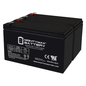 ML7-12F2 - 12-Volt 7 AH, F2 Terminal, Rechargeable SLA AGM Battery (2-Pack)