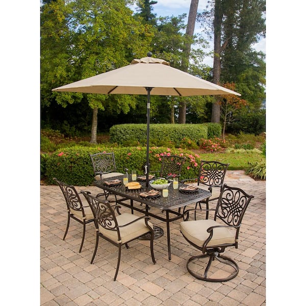 Traditions 9 ft. Tilting Patio Umbrella