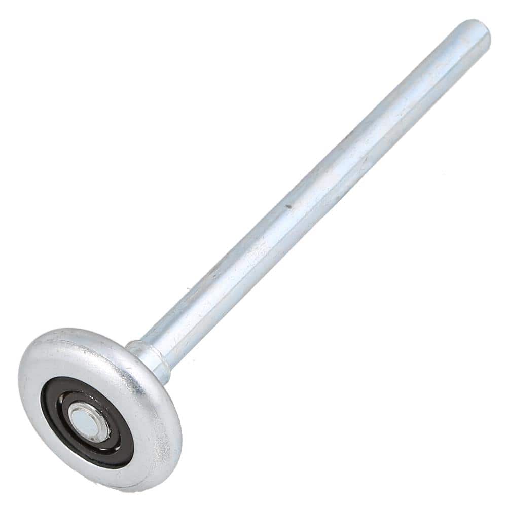 2 Packs 1.8" Steel Garage Door Rollers For 2" Track, 7" Long Stem Roller Wheels Bearing 10 Balls Silver Tone
