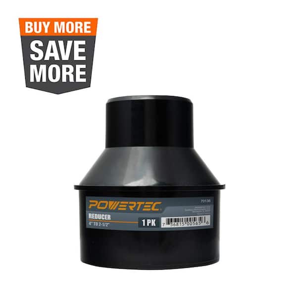 4 in. x 2-1/2 in. Cone Reducer for Dust Collection Systems