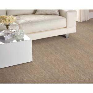 Zealandia - Thistle - Beige 13.2 ft. 61.94 oz. Wool Texture Installed Carpet
