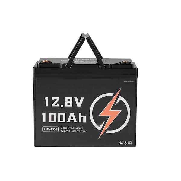 12V 100Ah LiFePO4 Battery Deep Cycle Lithium Iron Phosphate Battery for Solar Off-Grid Home Energy Storage