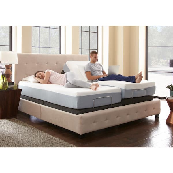Boyd Sleep King-Size Adjustable Foundation Base Bed Frame with Remote Control