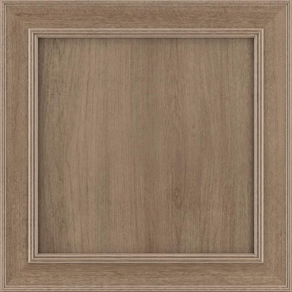 American Woodmark Brookland 11 9/16 in. W x 3/4 in. D x 11 1/2 in. H in Maple Almond Cabinet Door Sample
