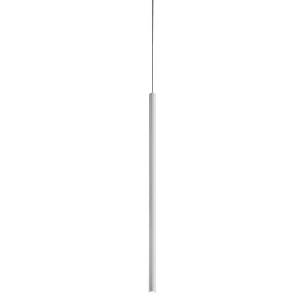 Sleek Satin Nickel LED Mini Pendant Light - Indoor/Outdoor