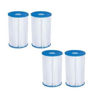 25 sq.ft. Replacement Type B Pool and Spa Filter Cartridge (4-Pack)
