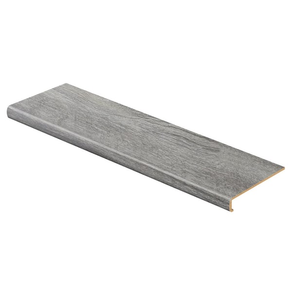 Cap A Tread Silverton Oak 47 in. L x 12-1/8 in. W x 2-3/16 in. T Laminate to Cover Stairs 1-1/8 in. T to 1-3/4 in. T