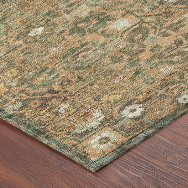 Chantille Machine Washable Indoor/Outdoor Abstract ACN2782 Copper 10 ft. x 14 ft. Area Rug