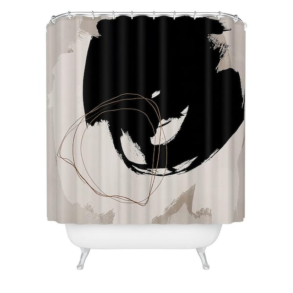 71 in. x 74 in. Mareike Boehmer Abstract Brush Strokes 42-Shower Curtain