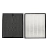 LifeSupplyUSA 1.8 in. x 13.6 in. x 11.6 in. Replacement Filter Set for Air Purifier  LV-PUR131-RF True HEPA and Carbon Filters Set ER575 - The Home Depot