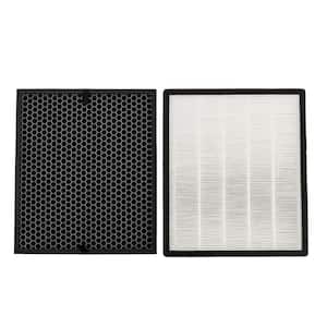 Replacement Filter Set Compatible with Levoit Air Purifier LV-PUR131, LV-PUR131-RF True HEPA & Activated Carbon Filters Set