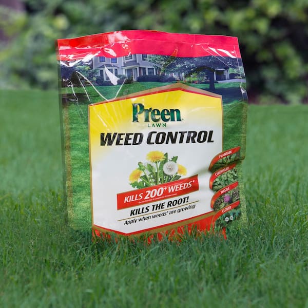 Preen 30 Lbs Lawn Weed Control 2464163 The Home Depot