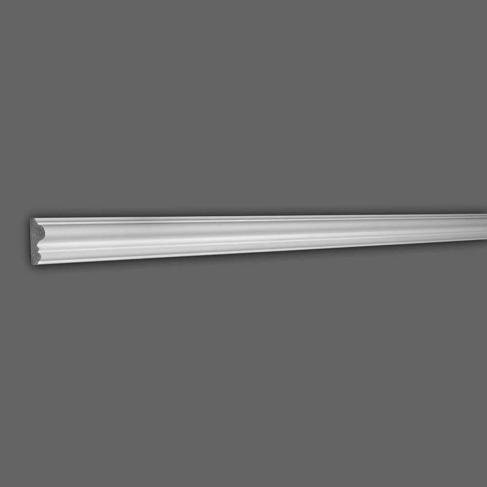 6-Inch White Recycled Polystyrene Panel Moulding Sample