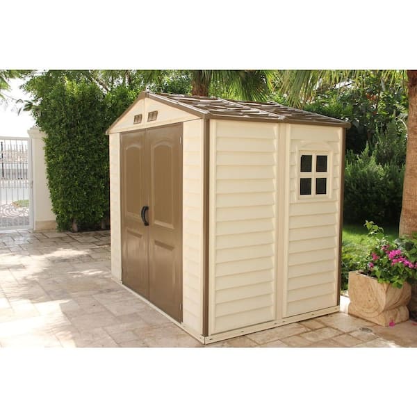 Duramax Building Products Store All 8 ft. x 6 ft. Vinyl Storage Shed