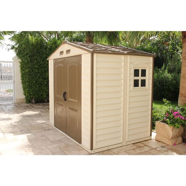Duramax Building Products Store All 8 ft. x 6 ft. Vinyl Storage Shed