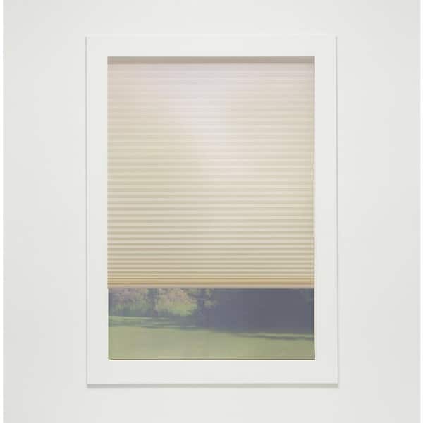 Perfect Lift Window Treatment Alabaster Cordless Light Filtering Eco Polyester Cellular Shades - 61 in. W x 48 in. L