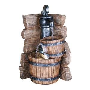 11.5 in. Antique Brass Table Fountain