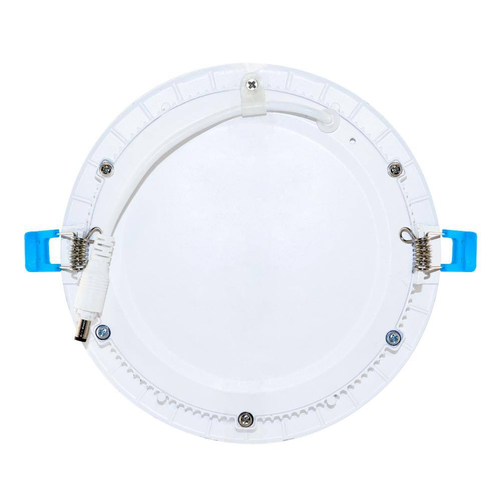 Ultra-Slim White Aluminum 6" LED Recessed Downlight Kit