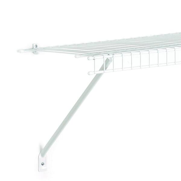 Wire Shelf Brace Clearance 58 Off, How To Hang Wire Shelves With Brackets