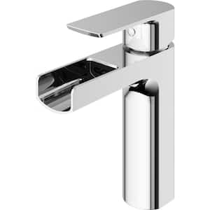 Ileana Single Handle Single-Hole Bathroom Faucet in Chrome