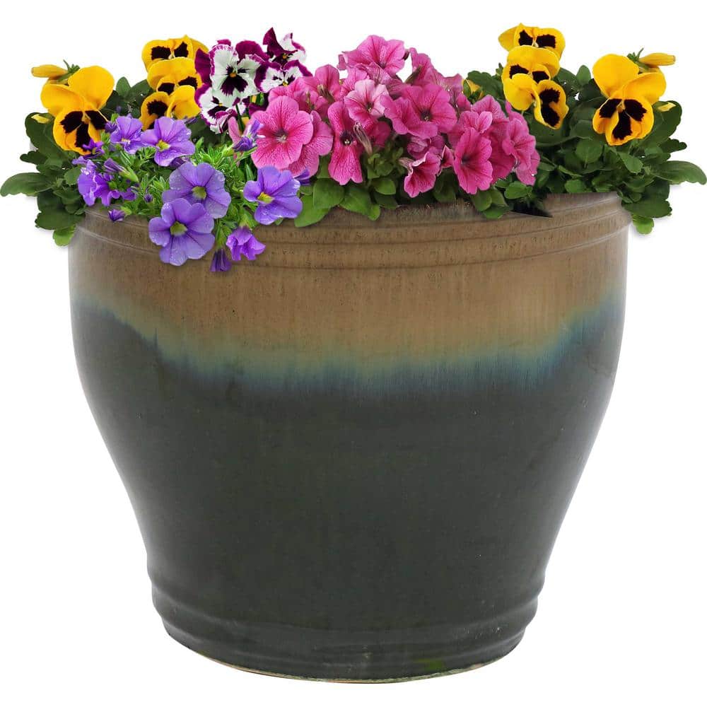 green-sunnydaze-plant-pots-ap-