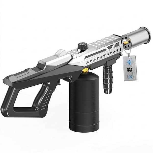 Propane Torch Gun Adjustable Flame Metal Finish Kitchen Flamethrower Blow Torch Gas Welding Kit for BBQ Searing