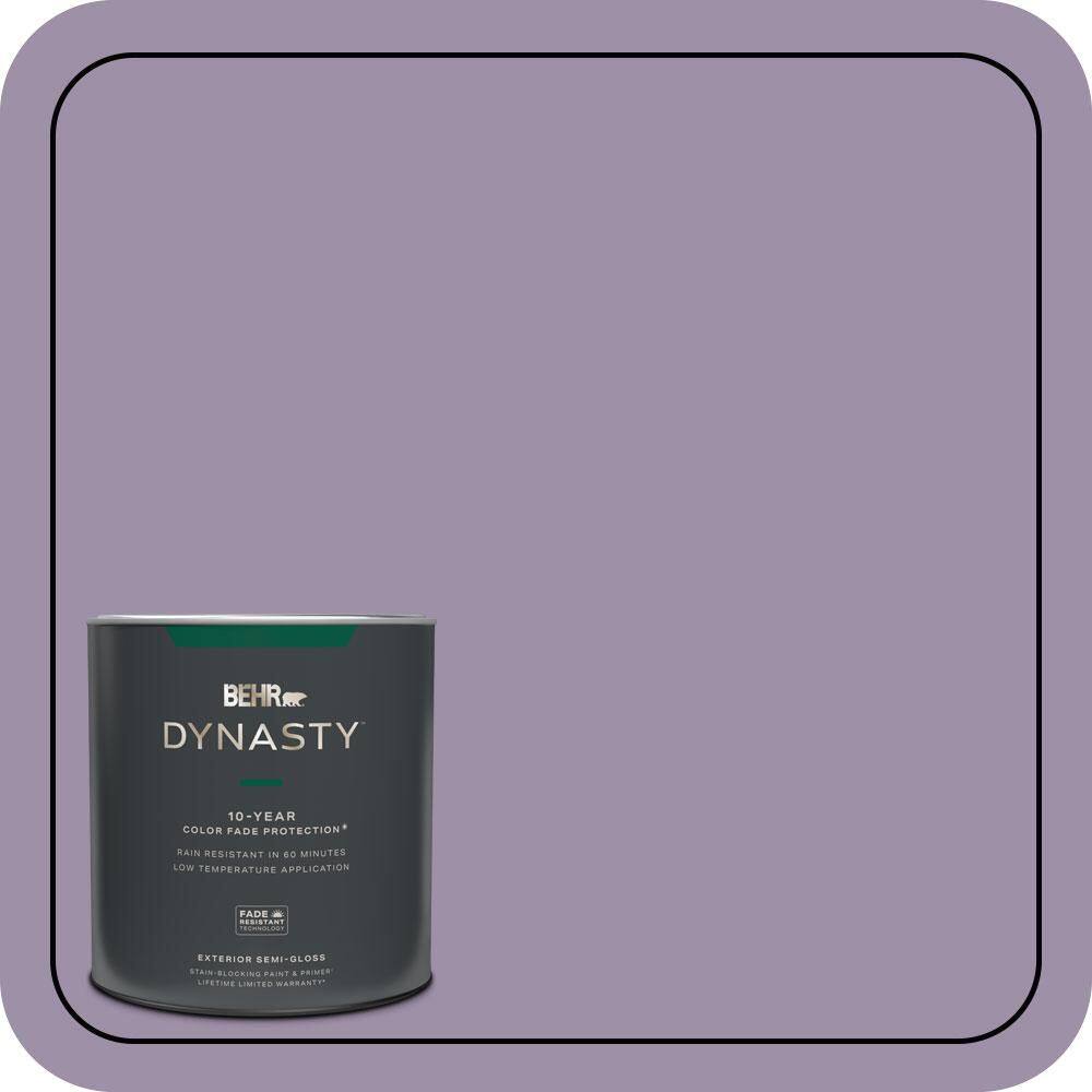 1 qt. #S100-4 Ancestry Violet Semi-Gloss Enamel Exterior Stain-Blocking Paint & Primer price history on PriceWatchPro