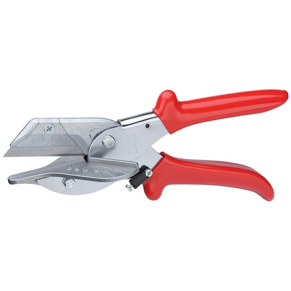 KNIPEX 8.5 in. Miter Shears with Angled Cutting Plate