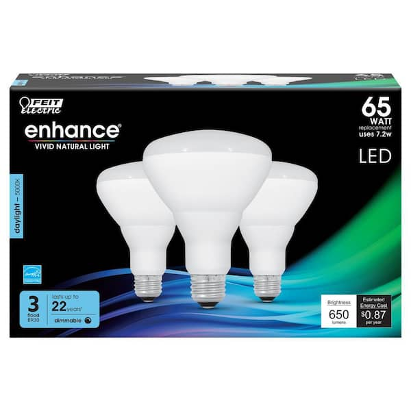 Feit Electric 65 Watt Equivalent BR30 Dimmable CEC ENERGY STAR 90