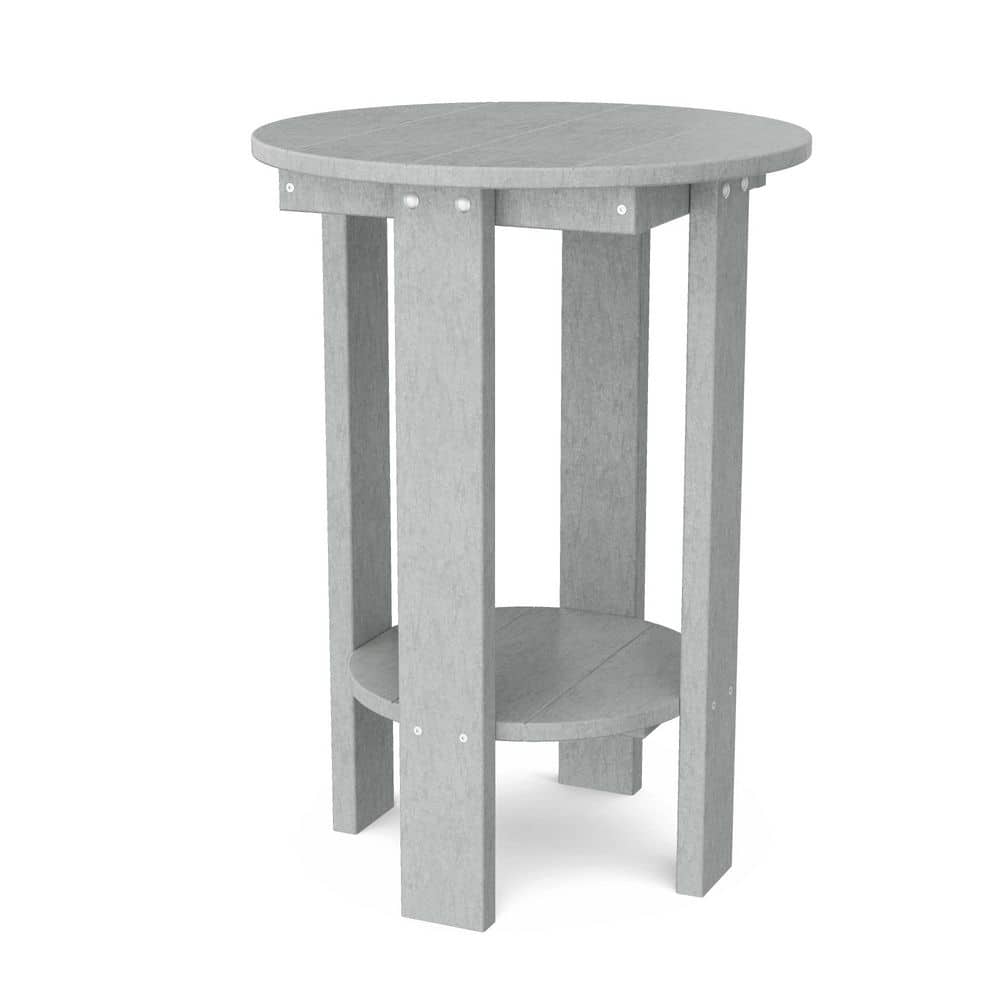 Heritage Light Gray HDPE Plastic Outdoor Side Table price history on PriceWatchPro