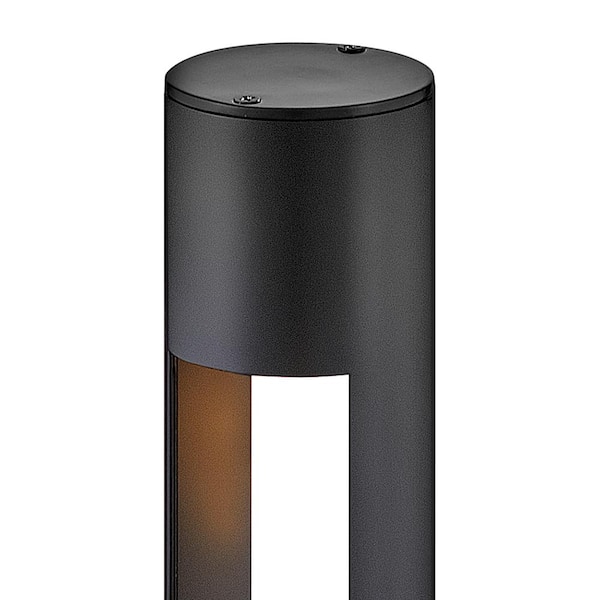 HINKLEY - Atlantis Black Outdoor LED Low Voltage Bollard