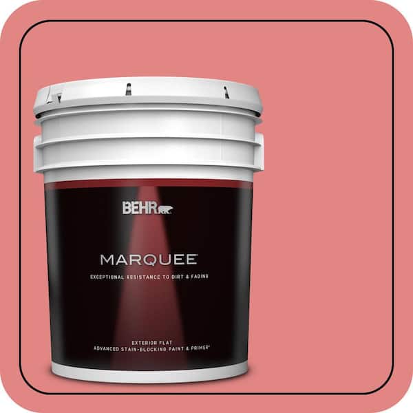 BEHR MARQUEE 5 gal. #160B-5 Candy Mix Flat Exterior Paint & Primer
