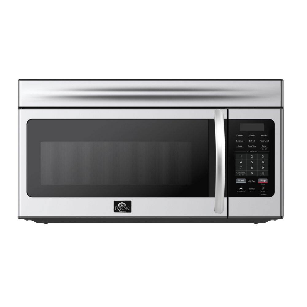 Scalo 1000W 30 in. Over the Range Microwave, Stainless Steel, 1.6 cu. ft, 300 CFM Convertible Vent