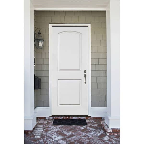 Element Series 2-Panel Arch Primed Steel Prehung Front Door