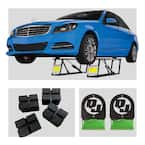 BL-5000SLX 5,000 lbs. Capacity Portable Car Lift Bundle Package with 4pc pinch weld blocks and wall hangers